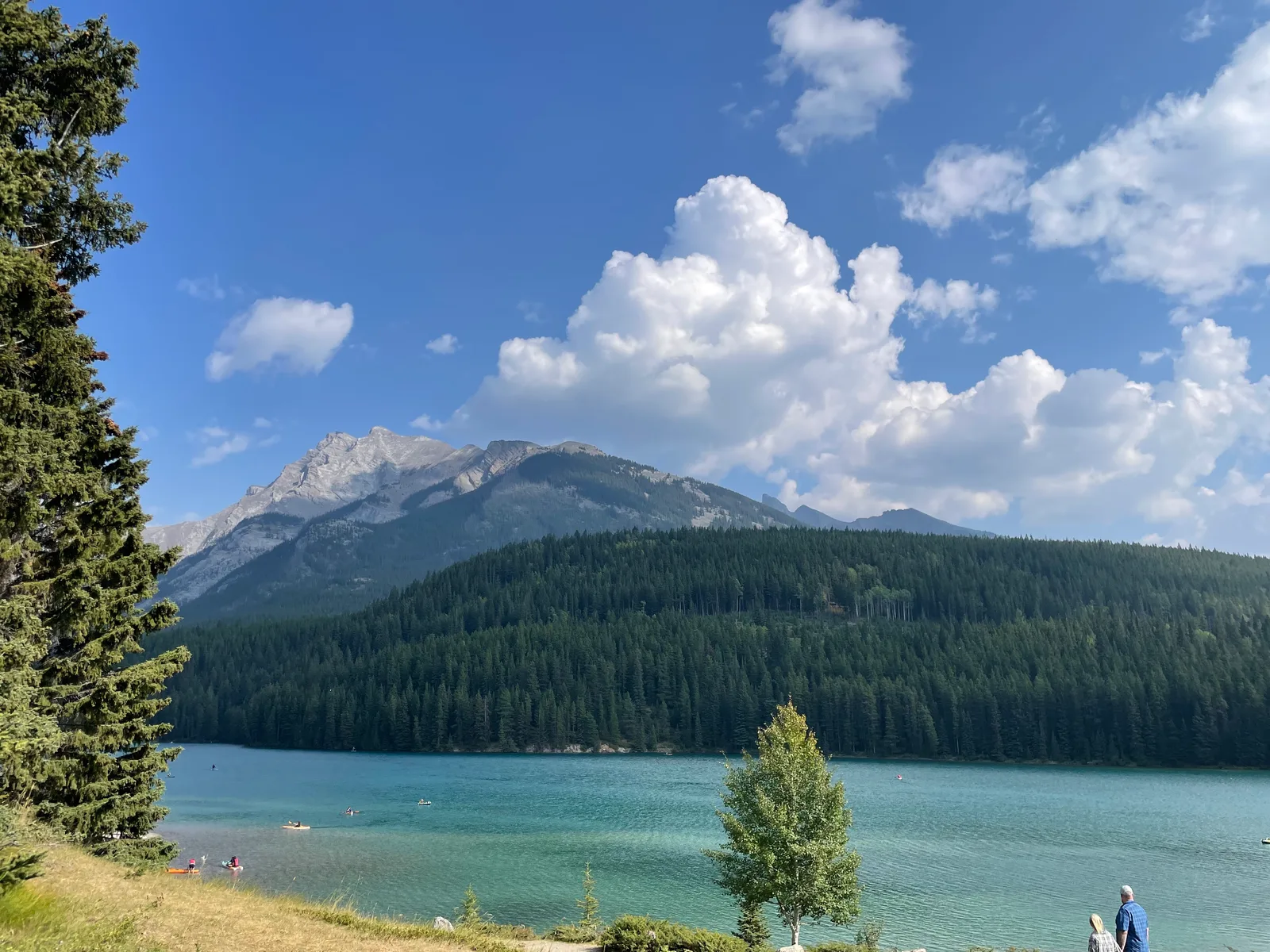 Mountain view from Two Jack Lake